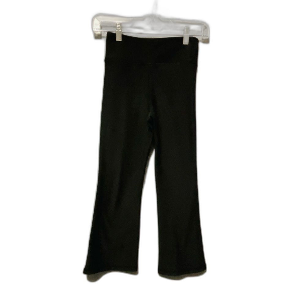 Avia Girls Black Flare Leggings Yoga Pants High Waisted Athleisure Size M/L
